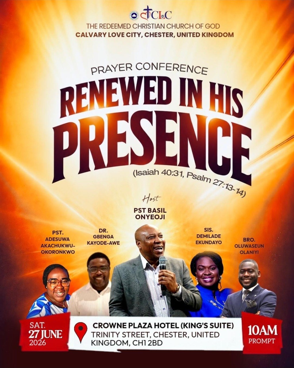 Prayer Conference flyer